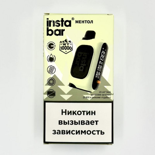 Электронная сигарета INSTABAR WT 10000 by PLONQ Ментол